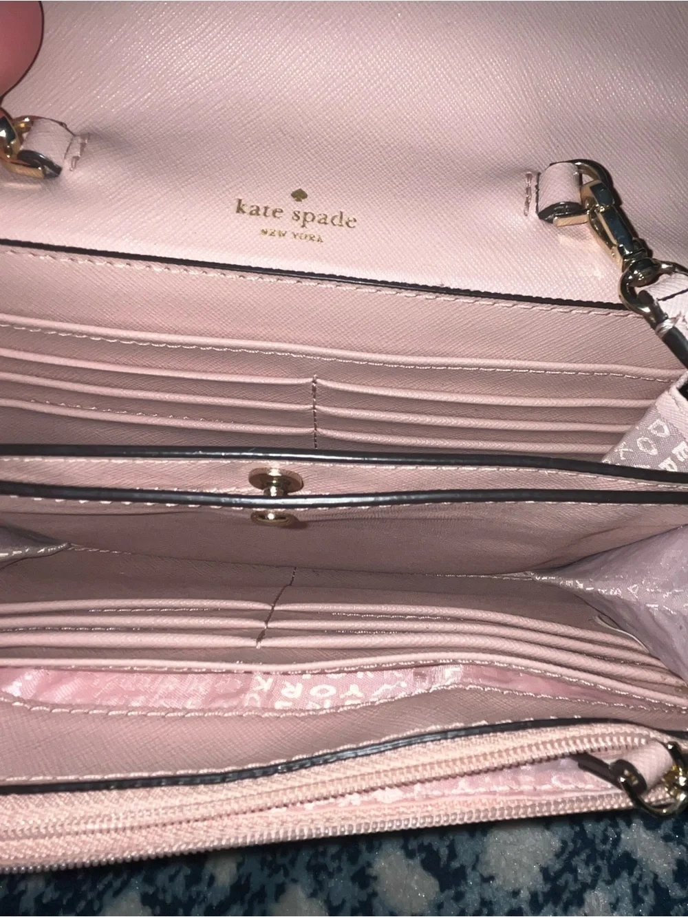 kate spade Pale Pink Stud-Accent Crossbody Bag